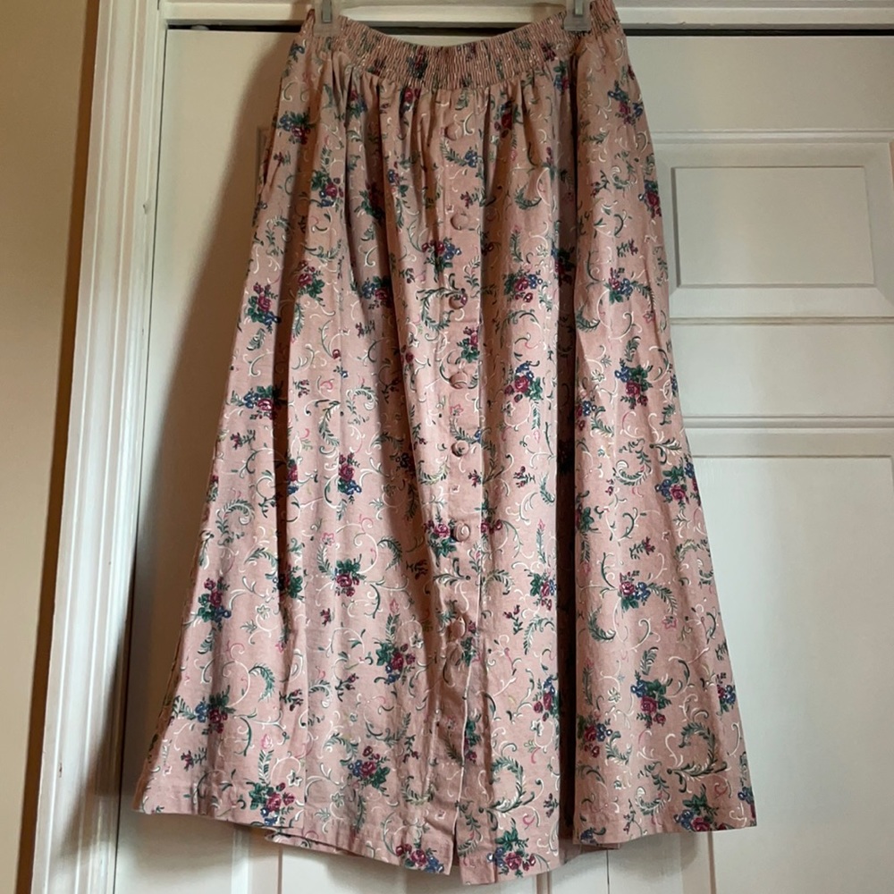 New Look floral maxi skirt